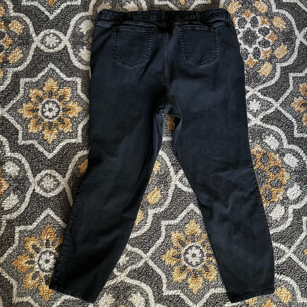 Women’s Torrid Boyfriend Straight Jeans 24T Black - Picture 4 of 4